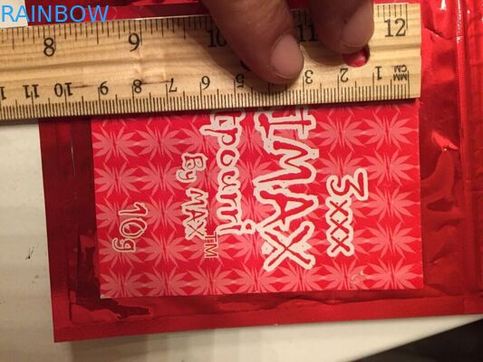 Incenso di erbe che imballa, borse di plastica della prova dell'odore della chiusura lampo per l'imballaggio per alimenti