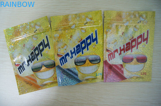 La chiusura lampo di plastica del commestibile insacca 8 colori per i prodotti 46 * 33 * 30cm di CBD