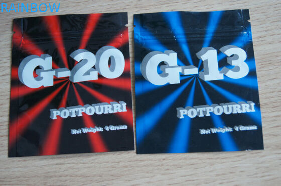 Imballaggio di erbe autoadesivo di incenso rispettoso dell'ambiente per le capsule di CBD