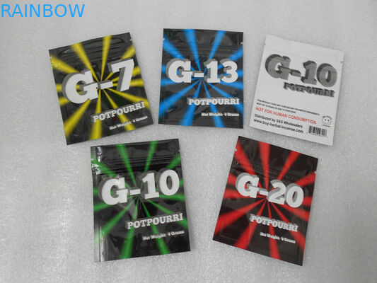 Imballaggio di erbe autoadesivo di incenso rispettoso dell'ambiente per le capsule di CBD