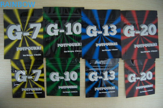 Imballaggio di erbe autoadesivo di incenso rispettoso dell'ambiente per le capsule di CBD