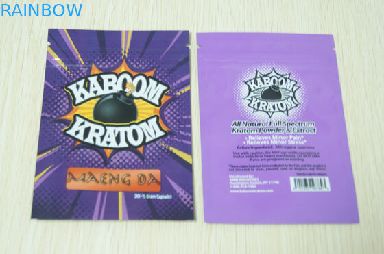 3 colore stampato abitudine impermeabile laterale franco - 20180816 - 9 del sacchetto della guarnizione di grammo tre