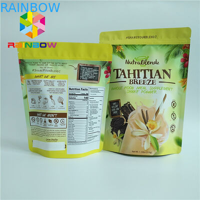 Il di alluminio laminato lucido insacca 100mircon per i biscotti di cottura dello zucchero