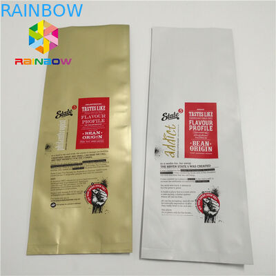 Sacchetti di plastica che imballano, borse di grande dimensione del di alluminio con il lato della guarnizione del quadrato della valvola