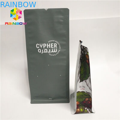 Sacchetti di plastica che imballano, borse di grande dimensione del di alluminio con il lato della guarnizione del quadrato della valvola