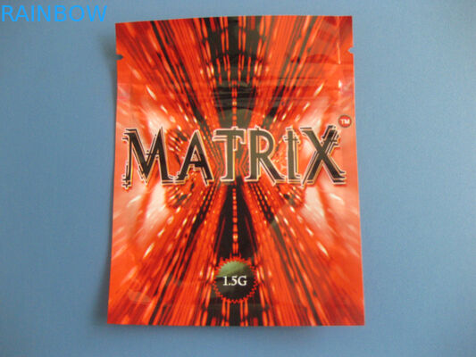 Ravure che stampa il materiale laterale della stagnola di Mylar del sacchetto della guarnizione tre con la maniglia della cima di Ipper