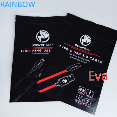 Borse sigillate plastica d'attaccatura del foro per l'imballaggio dei caricatori dell'automobile della parete di USB