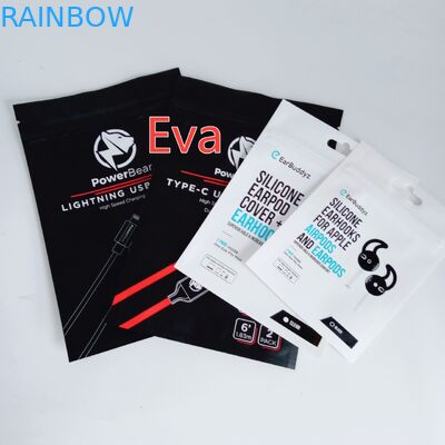 La guarnizione dello zip della materia plastica insacca la superficie di rotocalcografia che tratta con l'euro foro d'attaccatura