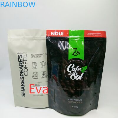 Di plastica d'argento stanno sulle borse 500g del sacchetto non tossiche per l'imballaggio della polvere del tè del caffè