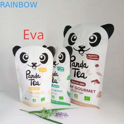 Di plastica d'argento stanno sulle borse 500g del sacchetto non tossiche per l'imballaggio della polvere del tè del caffè