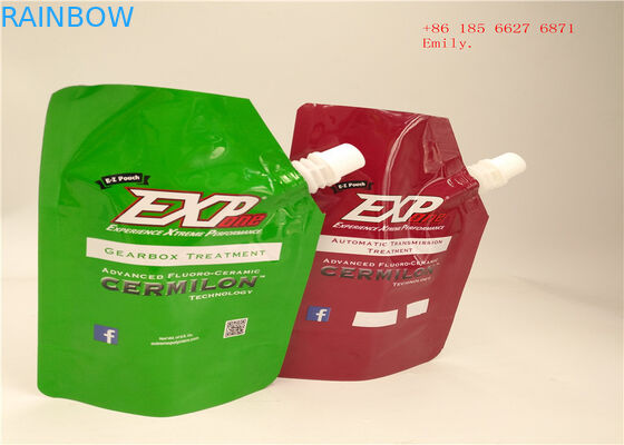 Sacchetto riutilizzabile del becco che imballa il commestibile di plastica di compressione per il succo di frutta