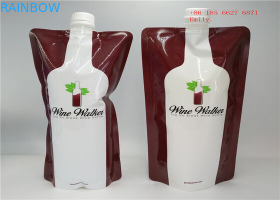 Sacchetto riutilizzabile del becco che imballa il commestibile di plastica di compressione per il succo di frutta