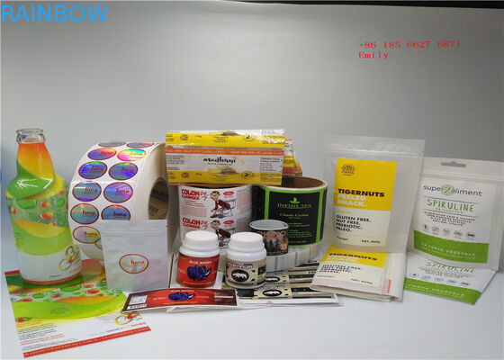 Etichette impermeabili adesive della manica degli strizzacervelli 3D