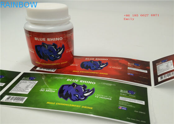 Etichette impermeabili adesive della manica degli strizzacervelli 3D