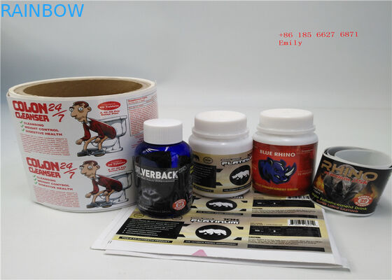 Etichette impermeabili adesive della manica degli strizzacervelli 3D