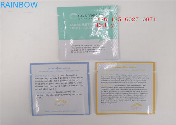 Borsa d'imballaggio cosmetica stampata abitudine