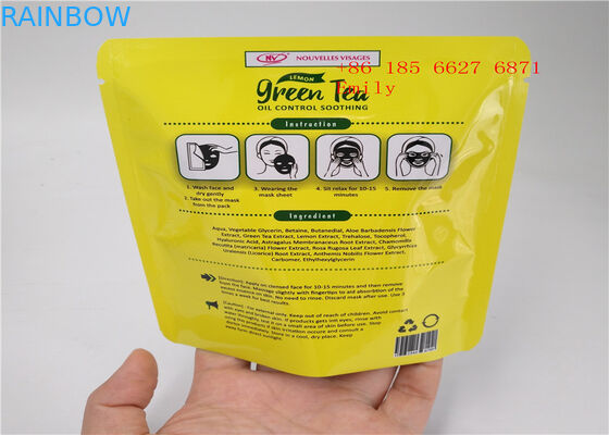 Borsa d'imballaggio cosmetica stampata abitudine