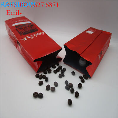 Zipper il sacchetto della stagnola che imballa 250g 500g con il degassamento delle valvole unidirezionali