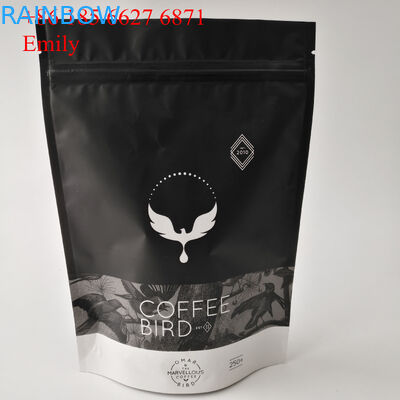 Zipper il sacchetto della stagnola che imballa 250g 500g con il degassamento delle valvole unidirezionali