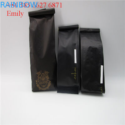 Zipper il sacchetto della stagnola che imballa 250g 500g con il degassamento delle valvole unidirezionali