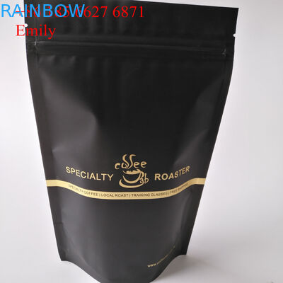 Zipper il sacchetto della stagnola che imballa 250g 500g con il degassamento delle valvole unidirezionali