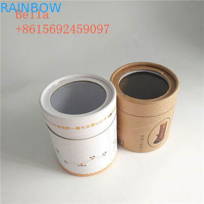 Scatola di carta amichevole eco- che imballa forma su misura con la chiara finestra