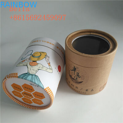 Scatola di carta amichevole eco- che imballa forma su misura con la chiara finestra