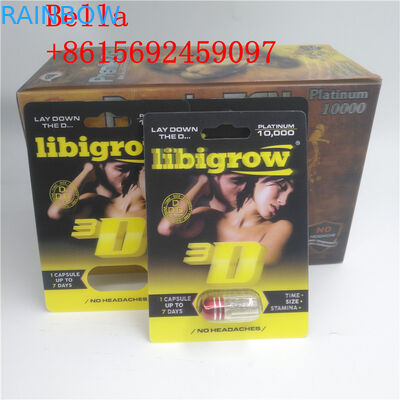 Carta su ordinazione della bolla 3D che imballa materia plastica per la capsula/pillole del sesso