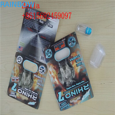 Carta su ordinazione della bolla 3D che imballa materia plastica per la capsula/pillole del sesso