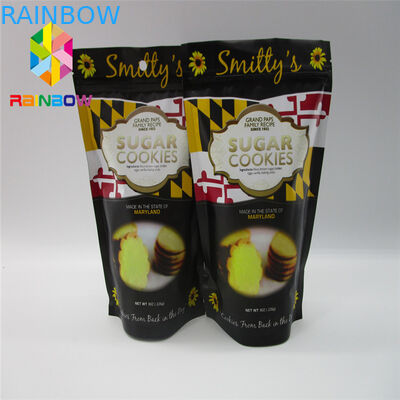 CMYK Color Custom Printed Snack Bags Spessore da 100 a 140 micron Con Certificazione FDA