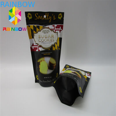 CMYK Color Custom Printed Snack Bags Spessore da 100 a 140 micron Con Certificazione FDA