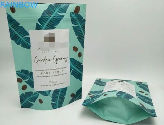 Il corpo sfrega le borse d'imballaggio 250g 500g su Safty del sale da bagno con colore verde