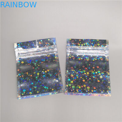 Guarnizione laterale d'imballaggio di piccola dimensione tre delle borse della stagnola della polvere della chiusura lampo per di erbe e tè