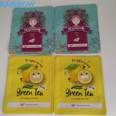 Matte Maschera per il viso di plastica confezionata Con taglio olografico con cerniera laser