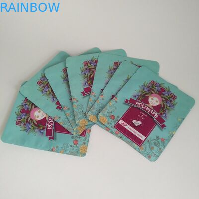 Matte Maschera per il viso di plastica confezionata Con taglio olografico con cerniera laser