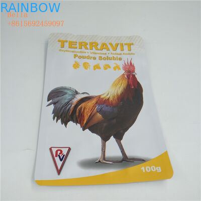 Spessore su misura sacchetto di plastica riciclabile dell'alimento per animali domestici con stampa di logo