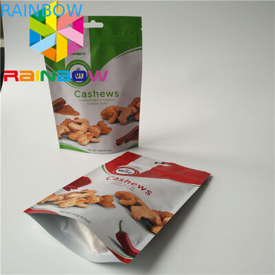 Imballaggio per snack personalizzato laminato in foglio 100 g Mylar k Per biscotti / frutta secca