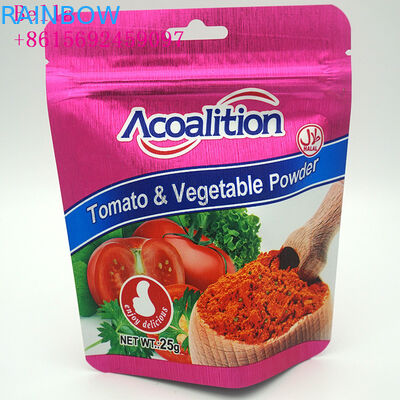 I sacchetti di plastica del di alluminio che imballano, stanno sulle borse del sacchetto per l'industriale dell'alimento