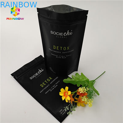 Imballaggio di sacchetti di merendino Mylar laminati, sacchetto di zip in foglio di alluminio per polvere di manzo.