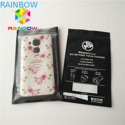 I sacchetti di plastica riciclati chiusura lampo che imballano, abitudine di USB stampata stanno sui sacchetti