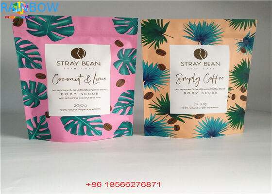 Stia sui materiali laminati ologramma d'imballaggio cosmetici della borsa del laser con la chiusura lampo