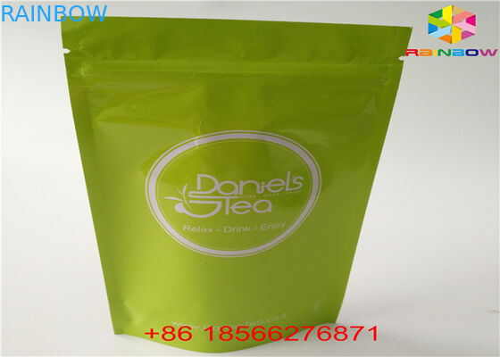 Il di alluminio insacca i sacchetti di plastica che imballano il lato tre sigillato con la chiusura lampo superiore