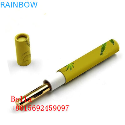 Logo su misura forma cilindrica d'imballaggio rotondo della metropolitana del contenitore di carta cerata di CBD per di erbe