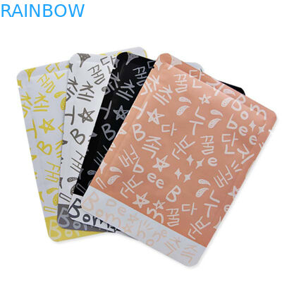 Dimensione su misura materiale d'imballaggio cosmetica di superficie luminosa regolare del di alluminio della borsa