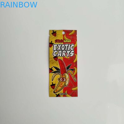 Tre sacchetti di plastica sigillati lato che imballano la borsa di cartuccia risigillabile della penna dell'olio di Vape dello zip