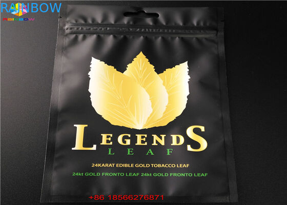 La serratura finita opaca dello zip della stagnola dell'ologramma insacca il sacchetto piano del campione cosmetico della maschera di protezione