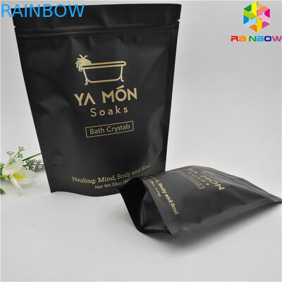 l'abitudine il vostro proprio logo che stampa la borsa d'imballaggio del di alluminio con il sacchetto inferiore del fondo della borsa del rinforzo insacca il chiaro foilbag della chiusura lampo