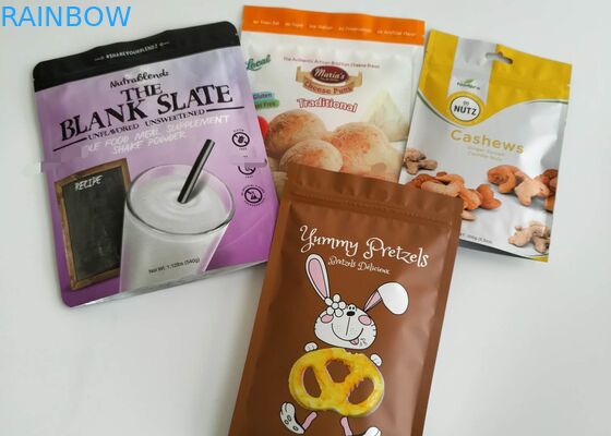 Lo stoccaggio della chiusura sottovuoto di Superfood Moringa di infusione del foglio di alluminio insacca il logo su ordinazione di stampa