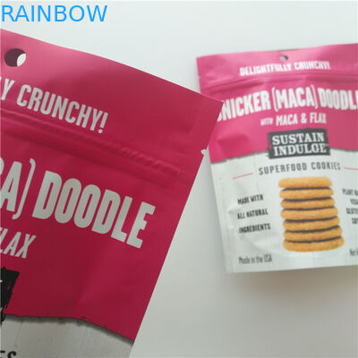 Borsa di plastica dello spuntino dello SGS che imballa logo su ordinazione Mylar Doypack per le patatine fritte/biscotti