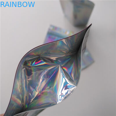 Borse trasparenti dell'ologramma dell'alimento del caffè della borsa olografica commestibile di plastica di trucco